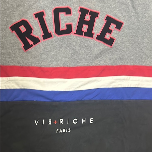 Gray and Black Short Sleeve Tees Cotton Casual - Picture 2 of 6